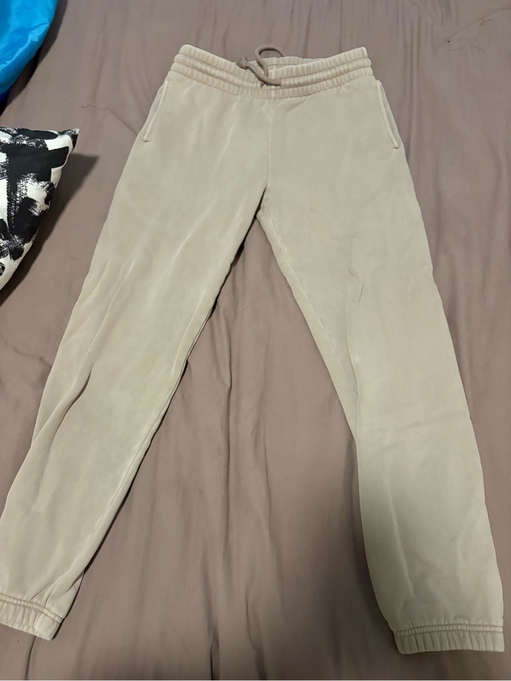 TNA Men's Light Beige Drawstring Joggers